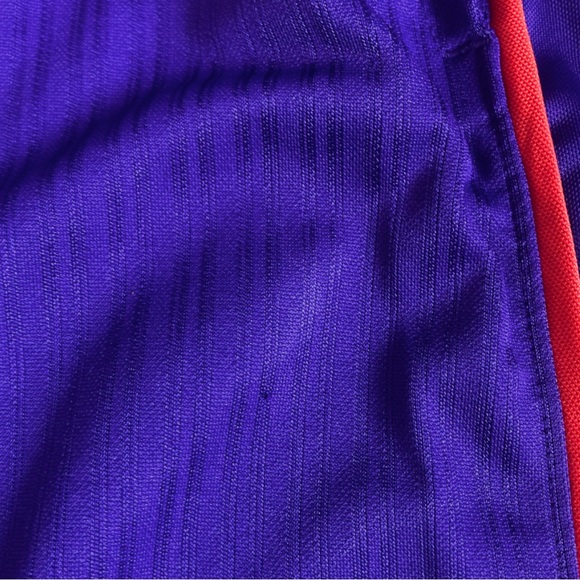 Nike Purple Swoosh Striped Athletic Workout Sports Shorts - Picture 14 of 16